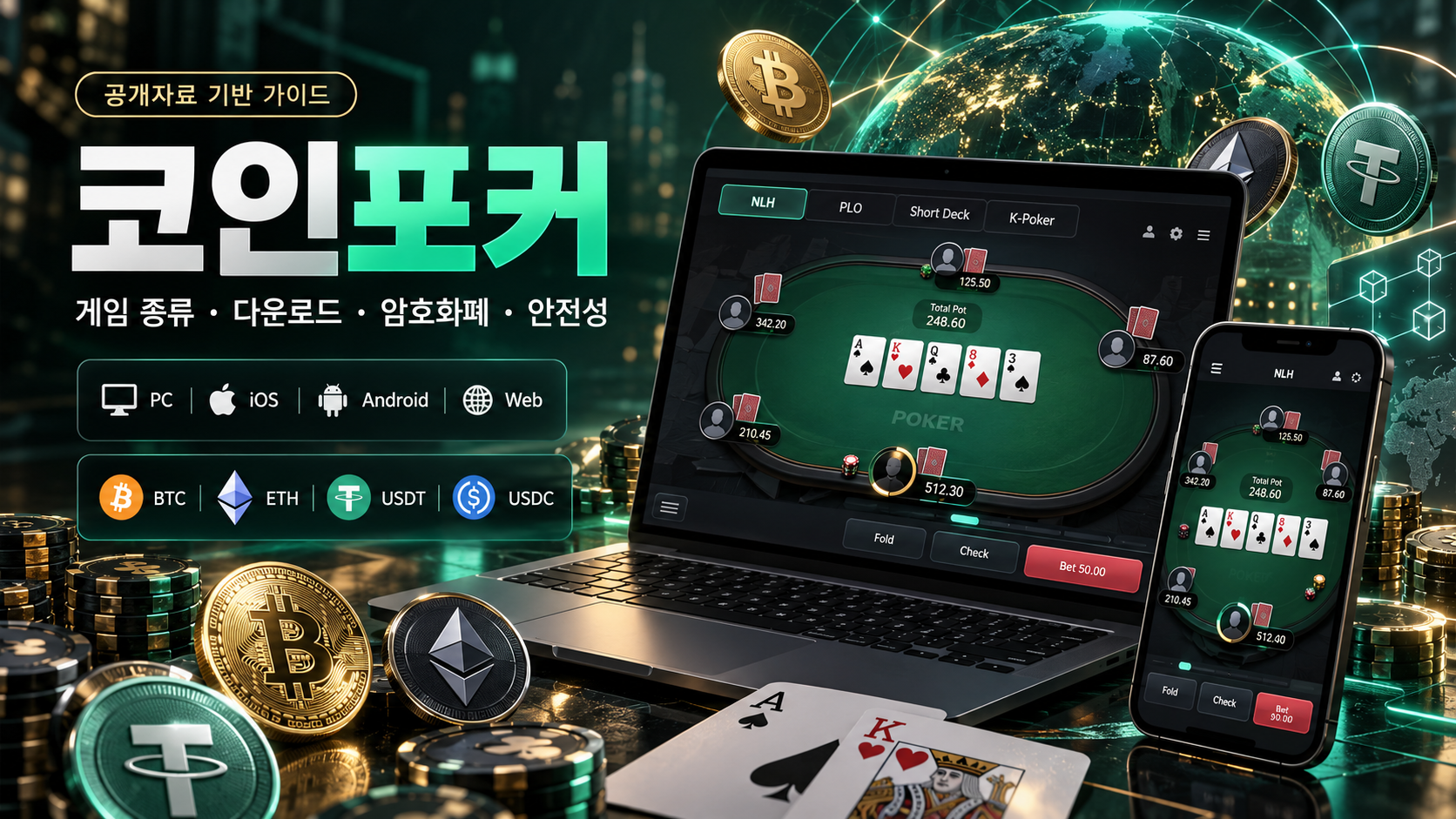 코인포커(CoinPoker)란? 게임 종류·다운로드·암호화폐·안전성 총정리